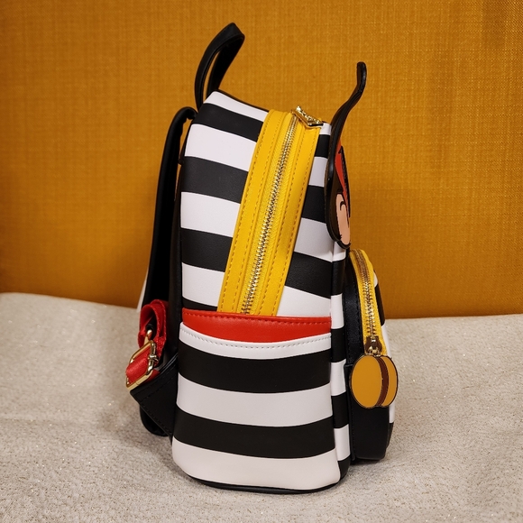 Loungefly McDonald's Hamburglar Cosplay Fast Food Character Mini Backpack NEW - Picture 5 of 14